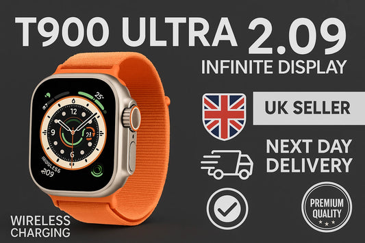 T900 Ultra Smartwatch 2.09” – Wireless Charging | Fitness Tracker | iOS & Android Compatible
